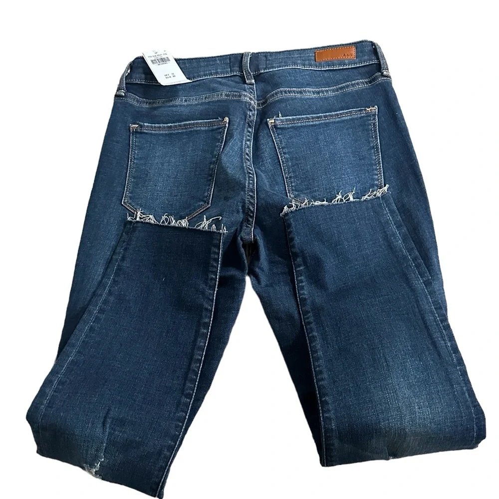 NWT Women Abercrombie &‎ Fitch Harper Ankle Denim Jeans size 4 (27) Short - Picture 2 of 6